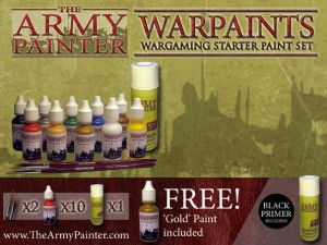 The Army Painter Warpaints: Wargamer Starter Paint Set - Black Primer