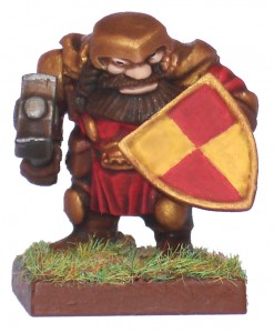 Mantic Dwarf Based and Matt Varnished