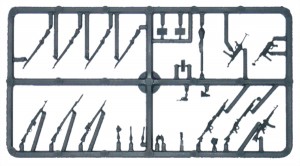 Bolt Action Germans Weapons Sprue