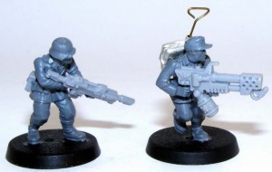 Bolt Action German Lasgun & Flamer Imperial Guard