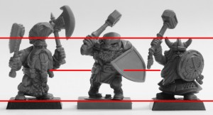 Avatars of War, Warhammer & Mantic Dwarf Comparison