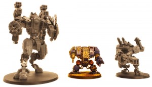 Tau XV104 Riptide Battlesuit size comparison